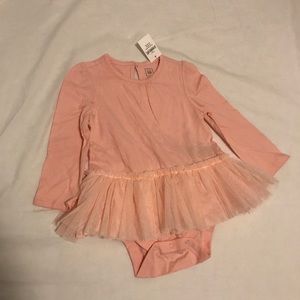 Gap tutu onesie pink New with tags